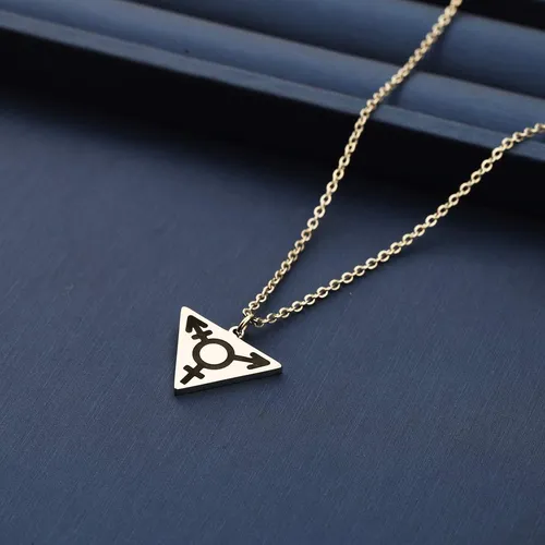 Myospark Symbol Transgender Lgbt Gay Triangle Colgant Ftm