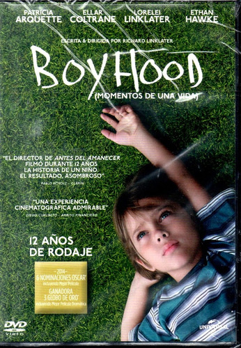 Boy Hood (momentos De Una Vida) - Dvd Original Cerrado Mcbmi