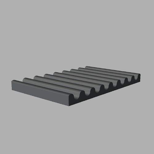 Molde Jabonera 002 Impresa En 3d. Cemento - Yeso Aleatorio