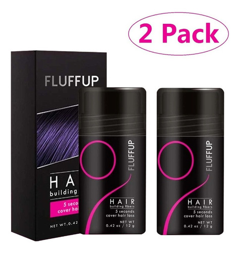 Polvo Fibra De Cabello Delgado Secreto  Fluffup Hair Fiber