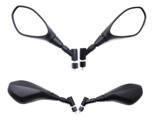 Imagem 2 de 7 de Retrovisor Gvs Giro 360 Bmw Gs 650 F800 Par Lente Convexa
