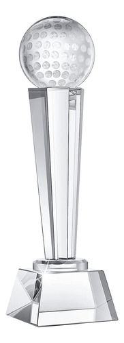 Trofeo De Golf De Cristal De 9 X 2.8 Pulgadas Para Golf De N