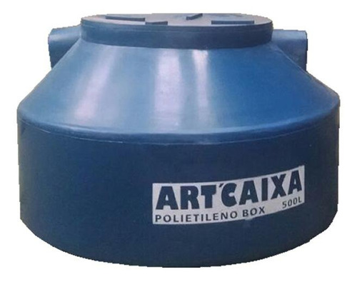Tanque de água Artcaixa Box vertical polietileno 500L de 760 mm x 1200 mm
