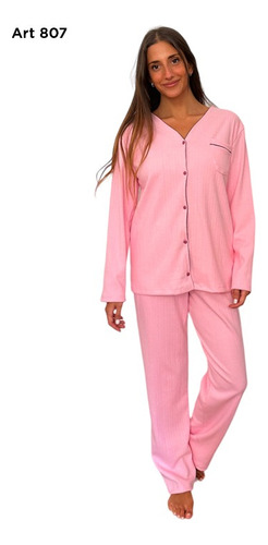 Pijama Dama M/larga Camisa Berne Art.807. Casa Tutim
