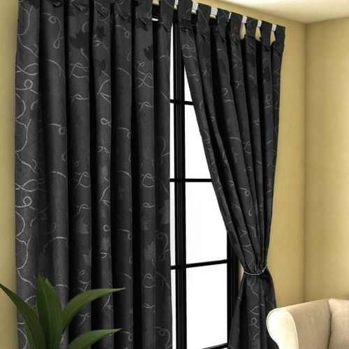 Juego De Cortinas Chardonnay Ambiente Larga Living Madras