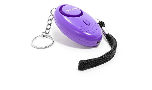 Alarma Personal Morado De 120db Con Linterna Led | Ala-039mo