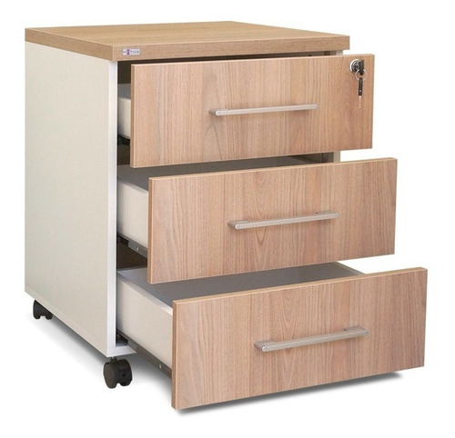 Imagen 3 de 9 de Cajonera Móvil Madera Línea Nexus