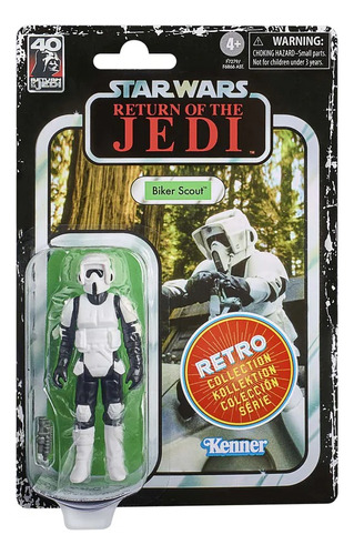 Star Wars Return Of The Jedi Retro Coleccion Biker Scout