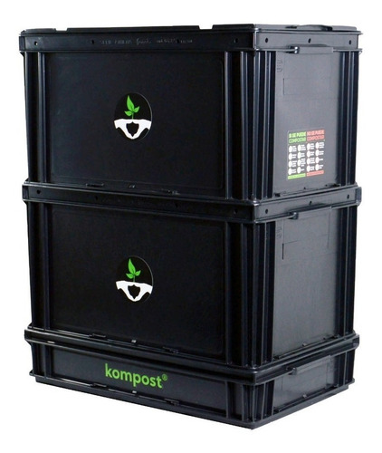 Imagen 5 de 10 de Compostera Urbana Balcón Lombrices Compost 120 L + Envío