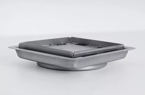 Ralo Oculto 10x10 Cm Inox 304 Com Telinha
