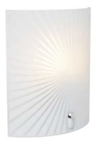 Arbotante Ray 60w Blanco 1luz E27 Vidrio 20cm