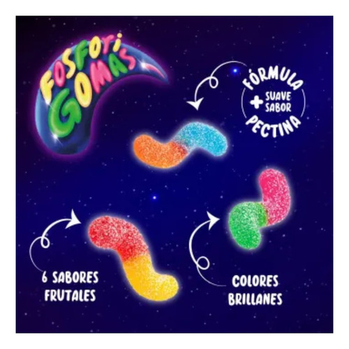 Gomitas Sabores Frutales Aciditas Member´s Mark 6 Sabores 1k