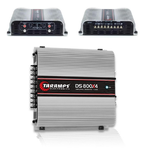 Módulo Taramps Ds 800x4 2 Ohm 800w Amplificador Automotivo