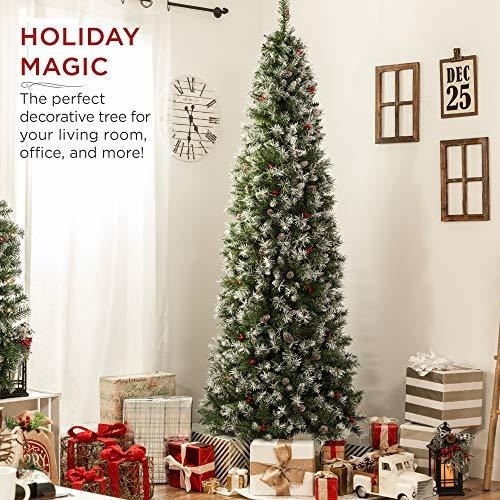 Árbol De Navidad Artificial Tipo Lápiz Predecorado