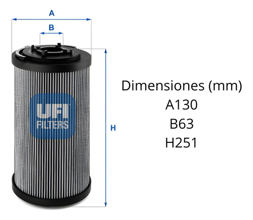 Filtro Ufi Era53nfd = Pt9290mpg P763264 Hf35303