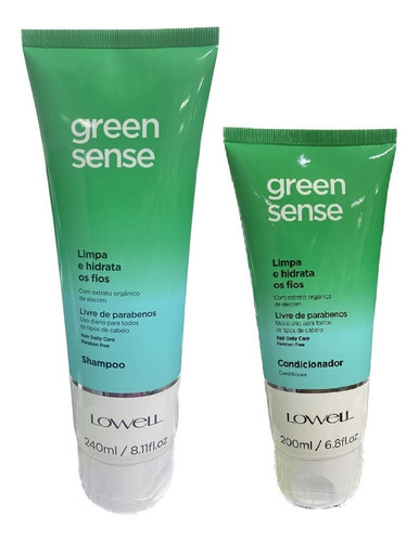 Lowell Green Sense Kit Shampoo 240ml + Condicionador 200ml
