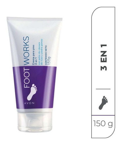 Crema Para Pies 3 En 1 Avon Foot Works