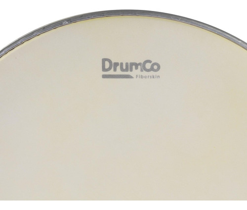 Parche Para Batería Fiberskin De 14 Dr-14fsk Drumco Color Blanco