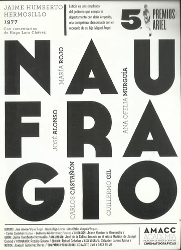 Naufragio / Dvd / Jose Alonso ,maria Rojo,ana Ofelia Murguia