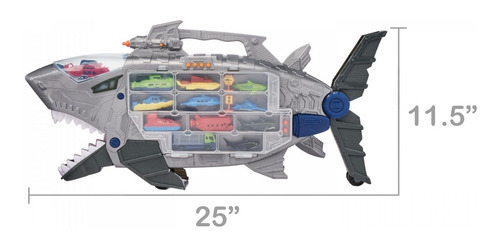 Imagen 5 de 5 de Set De Juego Transporte De Tiburon Kid Collection