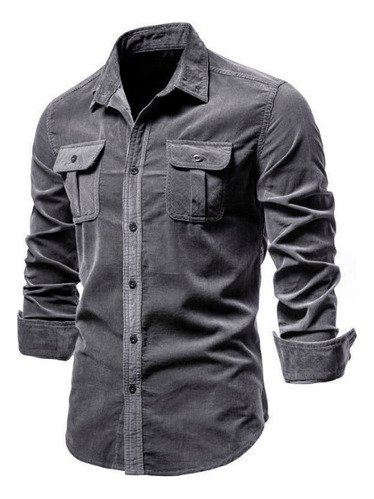 Camisa Ejecutiva De Pana Para Hombre