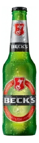 Cerveja Becks Alemã Pilsen Puro Malte Garrafa 330ml