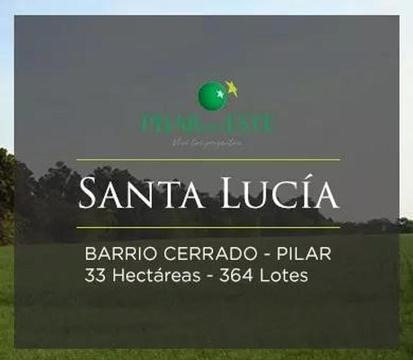 Hermoso Lote A Espacio Verde En Barrio Santa Lucía, Pilar Del Este.