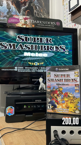 Super Smash Bros Melee Nintendo Gamecube (Usado)