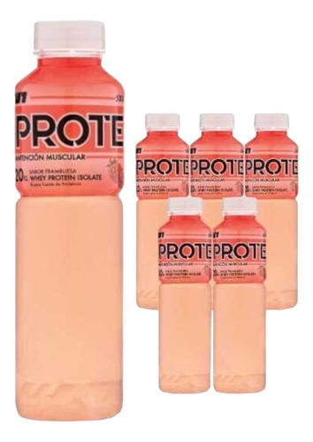 Pack 6 Proteinas Liquida Whey Protein 500ml - Winkler 