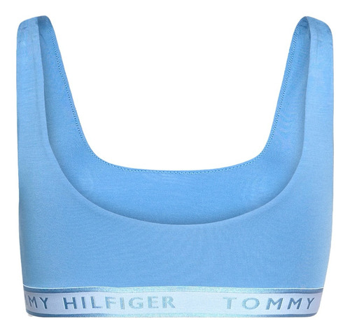Top Tommy Hilfiger De Modal Color Azul 100% Original