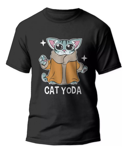 Polera Moda - Nacional Juvenil - Yoda Cat - Mujer Niñas