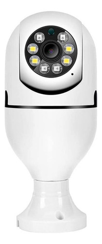 Câmera Ip 360 Giratória Com Wifi E Lâmpada
