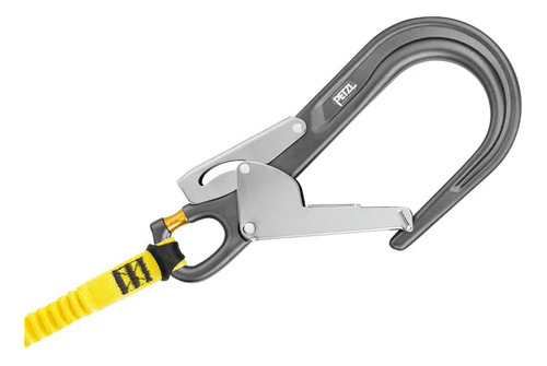 Petzl Mgo Open 60 Gancho Rescate Vertical Rope Access Rapel Gris Oscuro