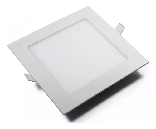 Panel Led Cuadrado Empotrable 12w 3500k Luz Cálida