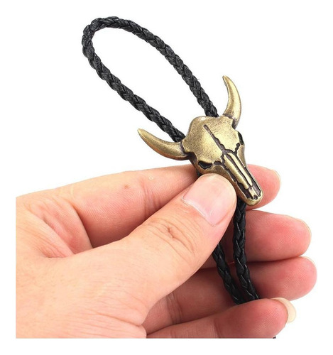 Collar De Cabeza De Toro Bronce