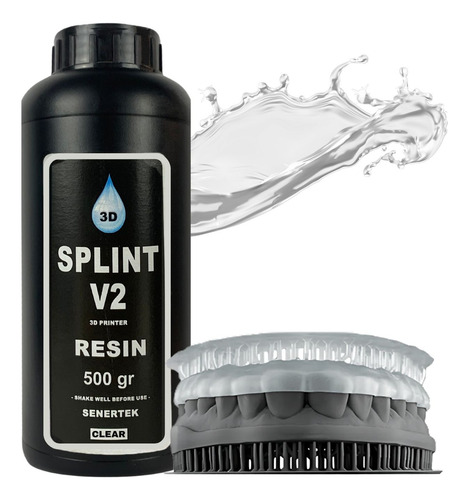 500 Ml Senertek Splint Resina Impresion 3d Biocompatible