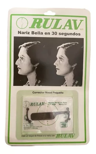 Kit 7 Piezas 6 Respingadores Nariz 1 Clip Corrector Nasal