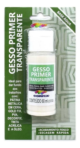 Gesso Prime Corfix Transparente 60ml