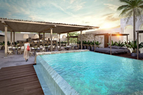 Imagen 13 de 15 de Bonito Estudio Con Spa En Venta En Tulum