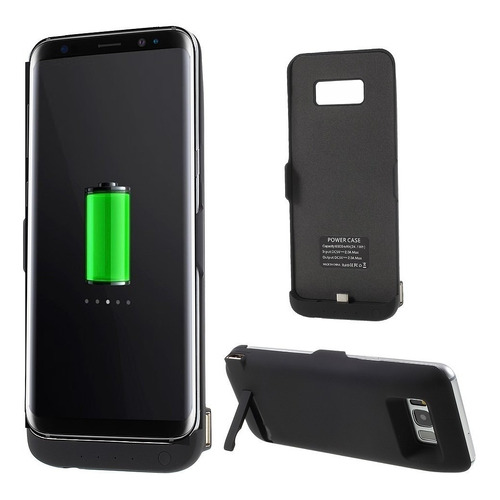 Funda Cargadora 6500 Mah Cargador Batería Samsung S8 Plus