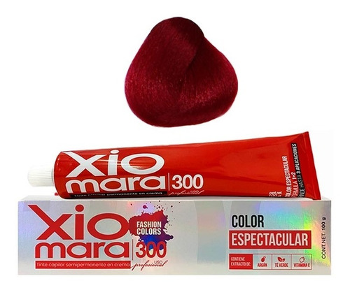 Tinte Para Cabello Xiomara Fashion Colors - Tonos Fantasía Tono Rojo