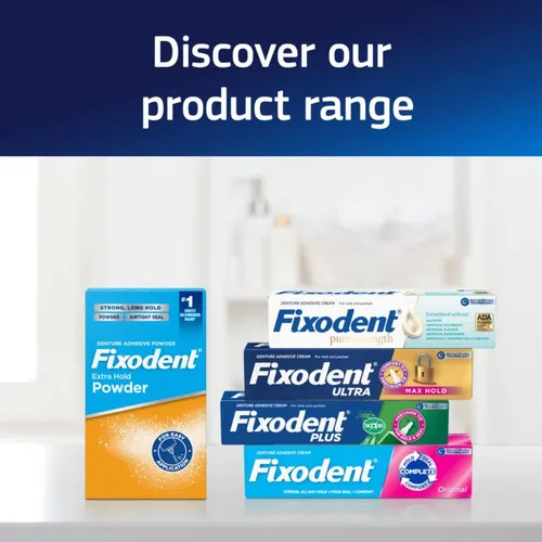 Fixodent Complete Original Crema Adhesiva Para Dentaduras,