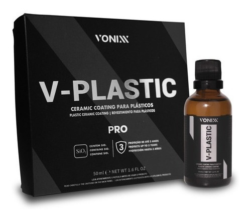 V-plastic Pro 50ml - Vitrificador De Plástico Vonixx
