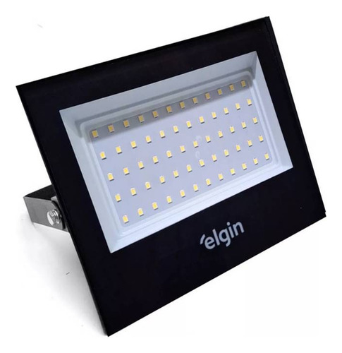 Kit Com 8 Refletores Elgin 100w 6500k Cor Da Luz Branco Frio