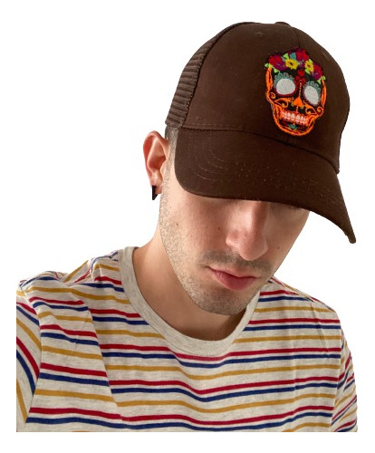 Calaveras Y Catrinas, Gorras Tipo Cachucha Adornadas