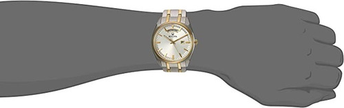 Imagen 4 de 5 de Reloj Bulova Hombre 98c127 Acero Classic Surveyor Calendario