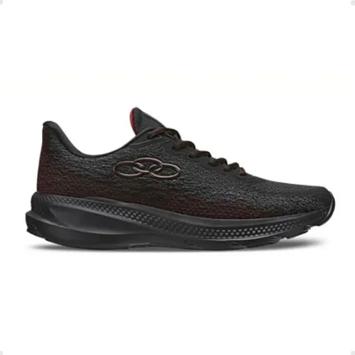 Tênis Running Masculino Olympikus Urano 2 Preto E Vermelho