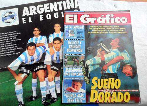El Grafico 1996 Selección Argentina, Maradona, Pasarella 