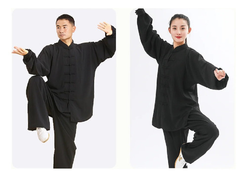 Terno De Kung Fu Masculino E Feminino, Camisa Casual De Tai