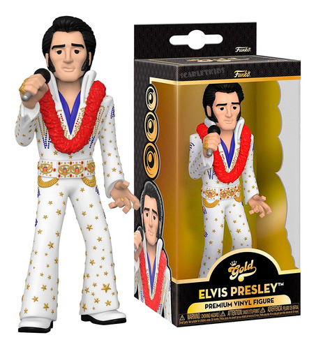 Funko Pop Elvis Presley Gold Premium Vinyl Figure Original